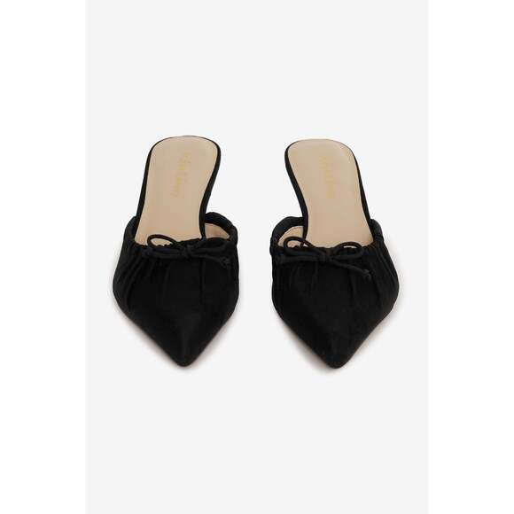 For Love & Lemons Colette Mule Heel 39 / Black - Picture 2 of 3